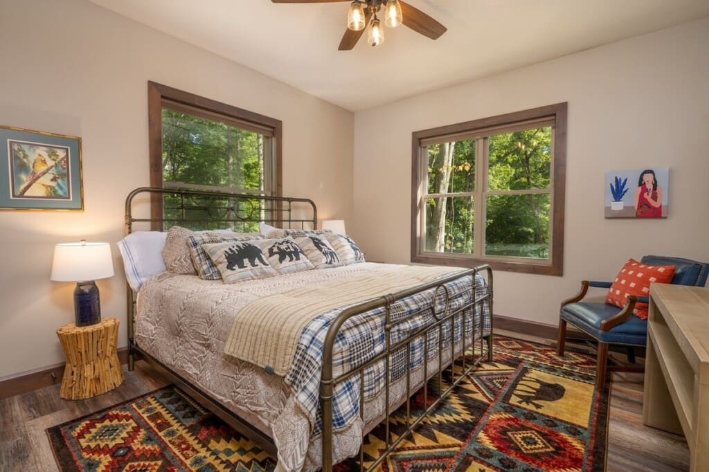 Hilton Hideaway bedroom with king bed