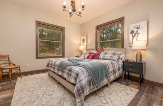 Hilton Hideaway bedroom with king bed