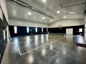 Millhart Family Lodge & Rec Center Sugarcreek Ohio indoor climate controlled gym