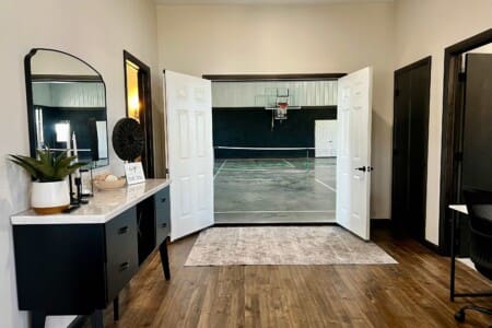 Millhart Family Lodge & Rec Center Sugarcreek Ohio indoor climate controlled gym