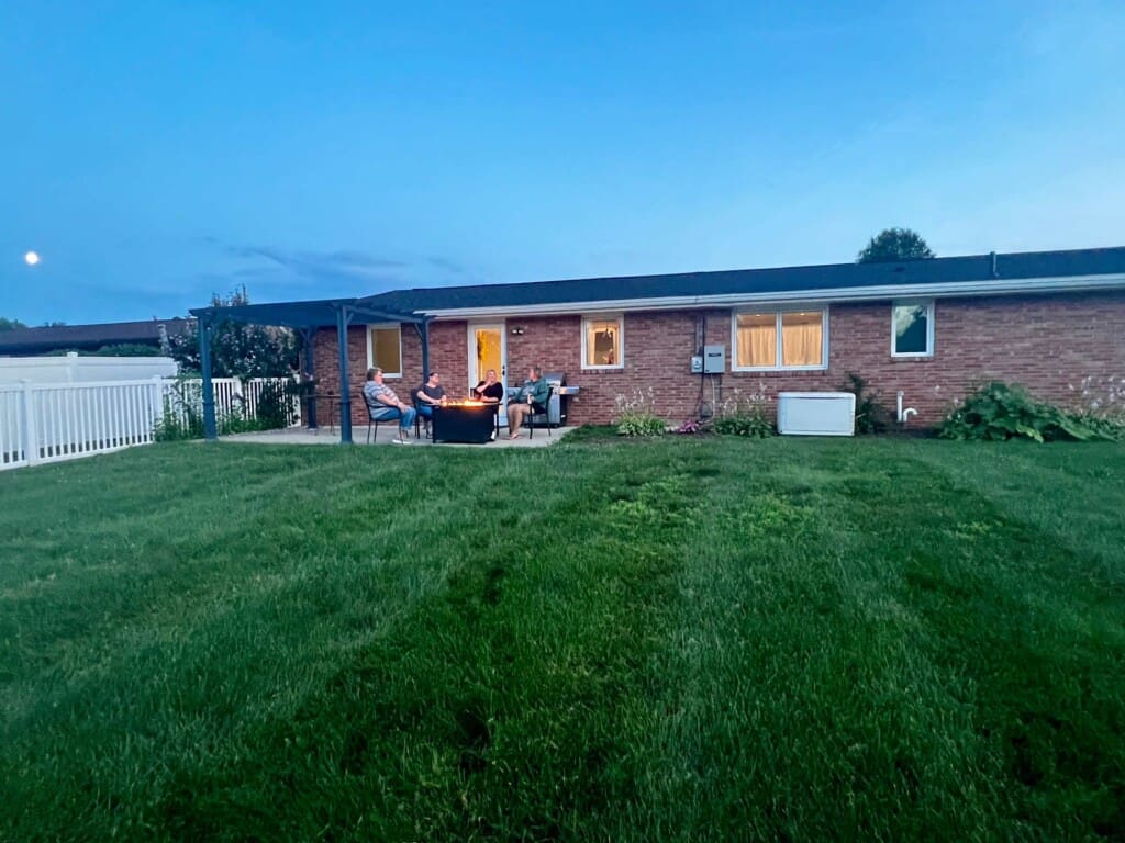 Backyard at 30 something