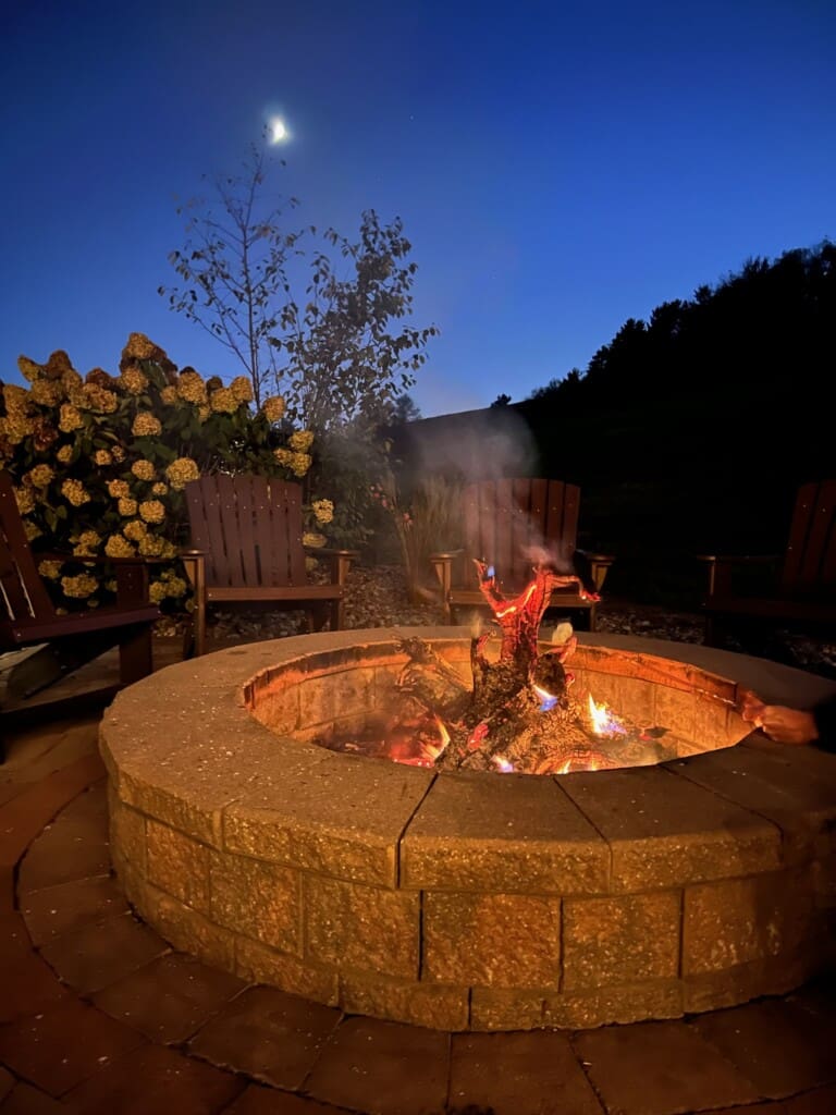 Fire pit vert